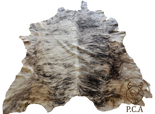 Tapete piel Atigrado negro con blanco